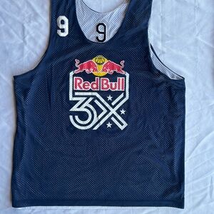 Blue/White Red bull Reversible Tank Jersey (see Photo For Measurements)